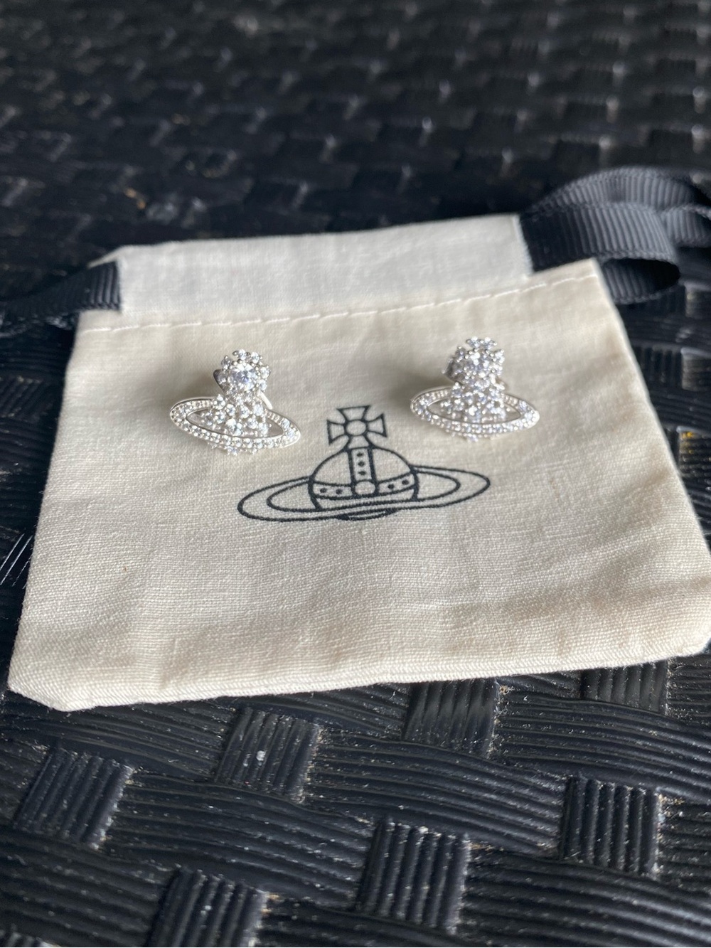 Vivienne Westwood snowflake 925 sterling silver earrings